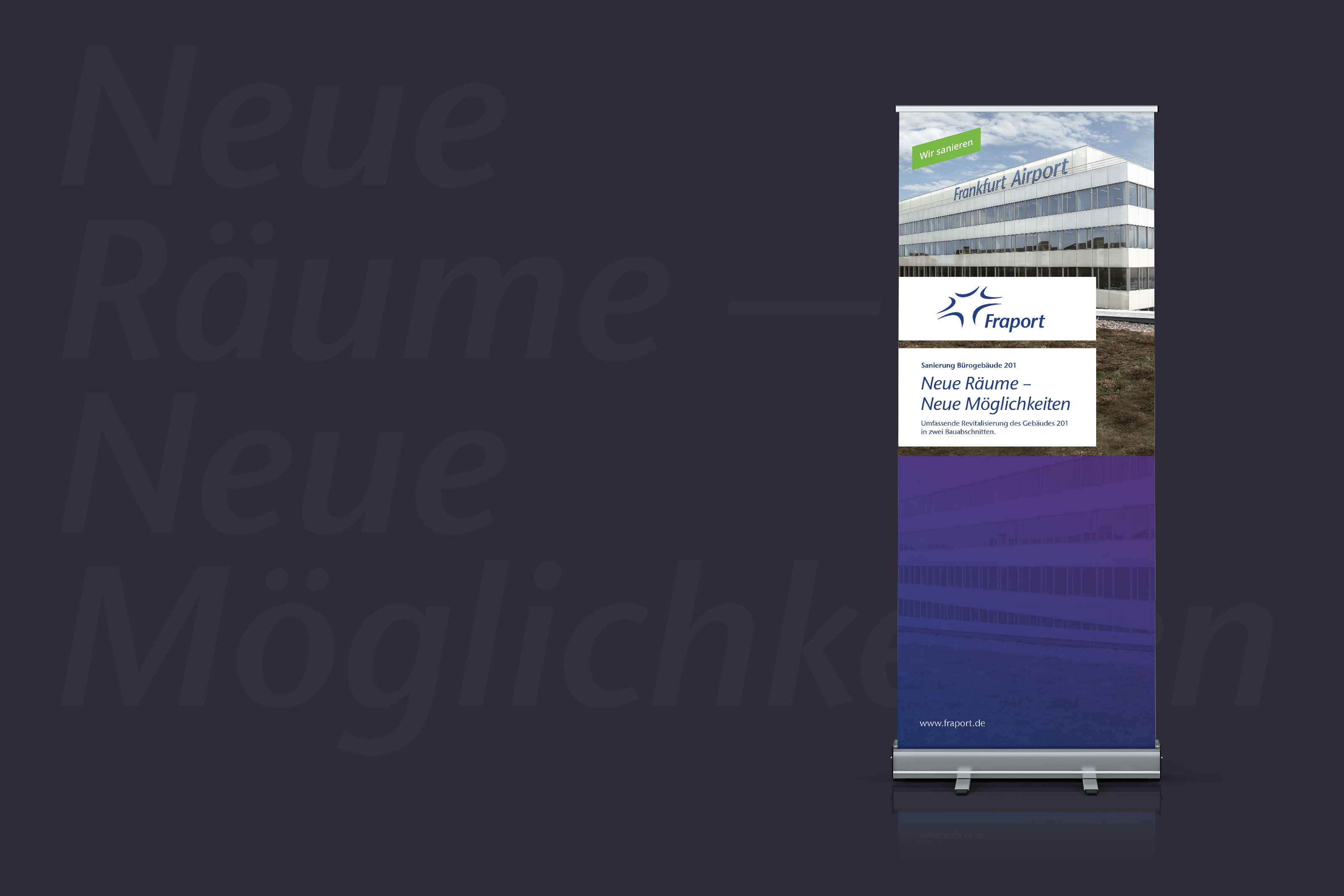 Fraport Bauprojekte Corporate Design Agentur, Designagentur Frankfurt, Grafikdesign, Branding, Brand Design