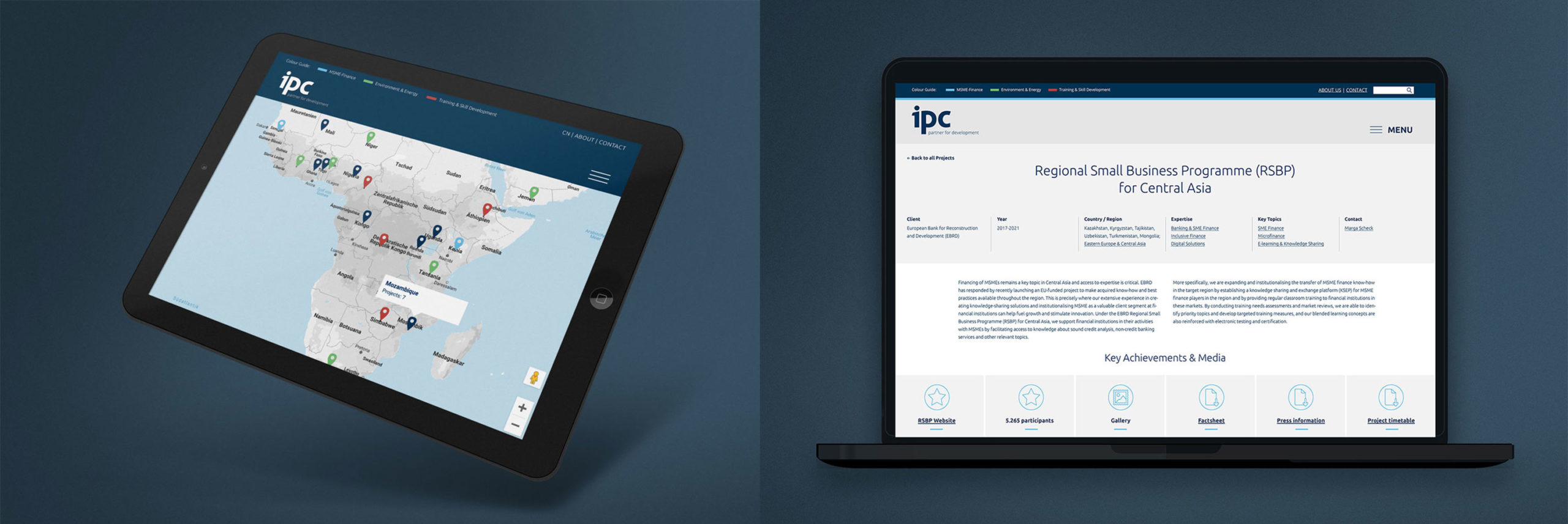 IPC Internationale Projekt Consult GmbH, Entwicklungszusammenarbeit, Logo, Rebranding, Branding, Brand Design, Logo & Corporate Design, Corporate Design Agentur, Designagentur Frankfurt, Grafikdesign, Logodesign, Website