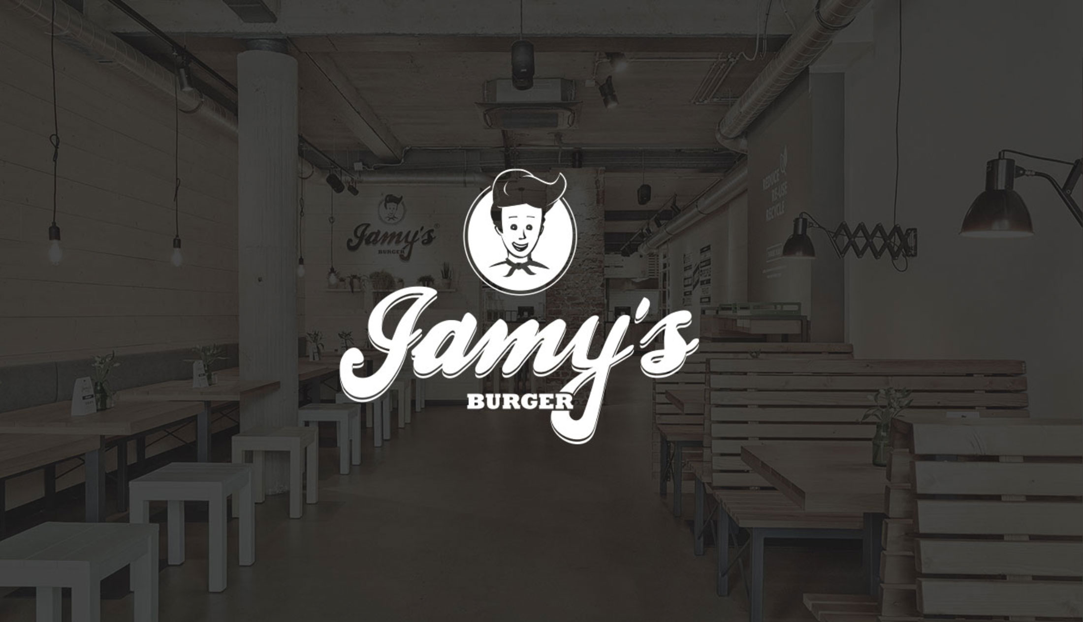Jamy's Burger Logo, Corporate Design, Brand Design, Branding, Grafikdesign