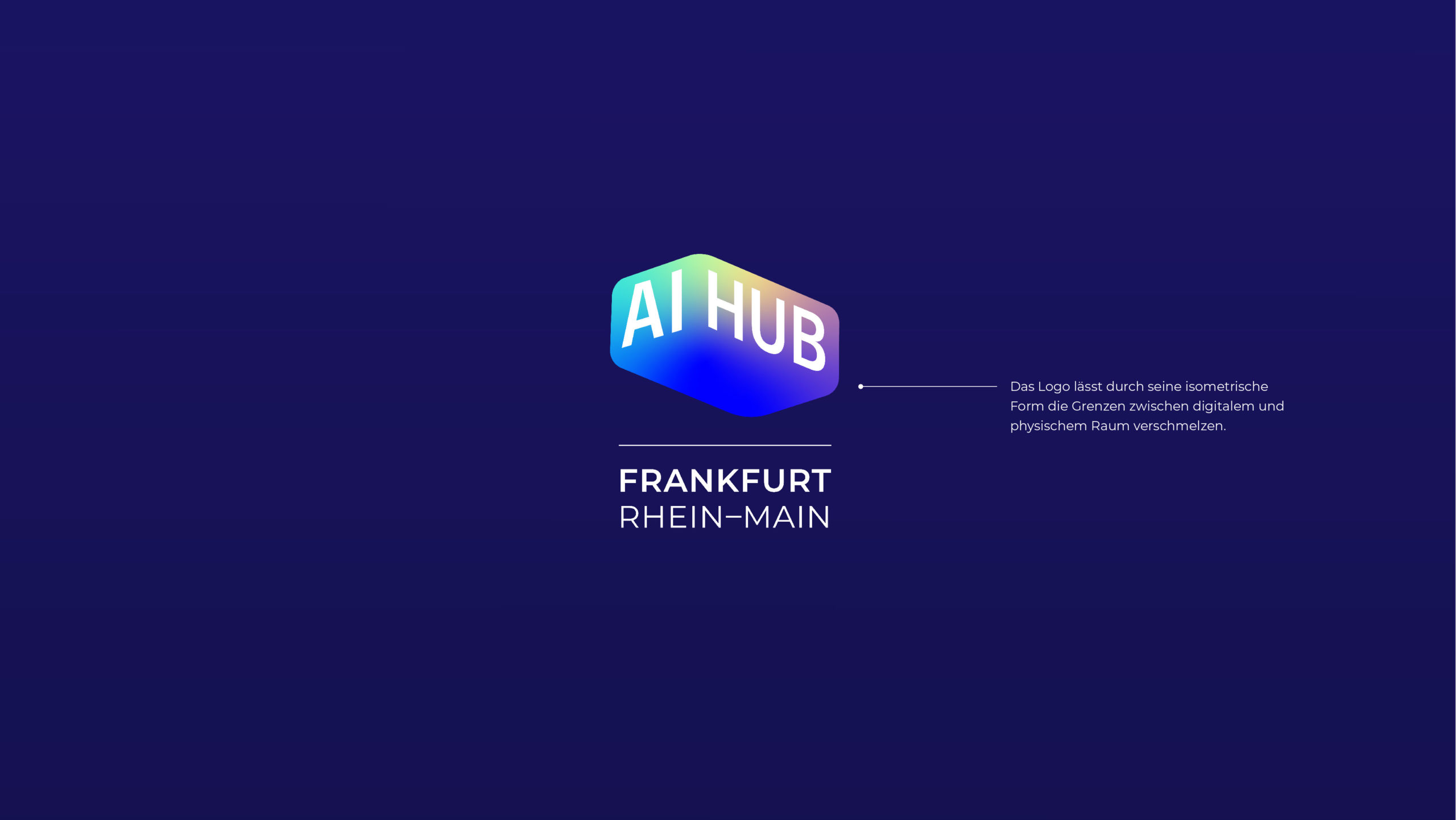 AI HUB Frankfurt Logo & Corporate Design, UX/UI, Interface Design, Corporate Design Agentur, Designagentur Frankfurt, Grafikdesign, Logodesign, Branding