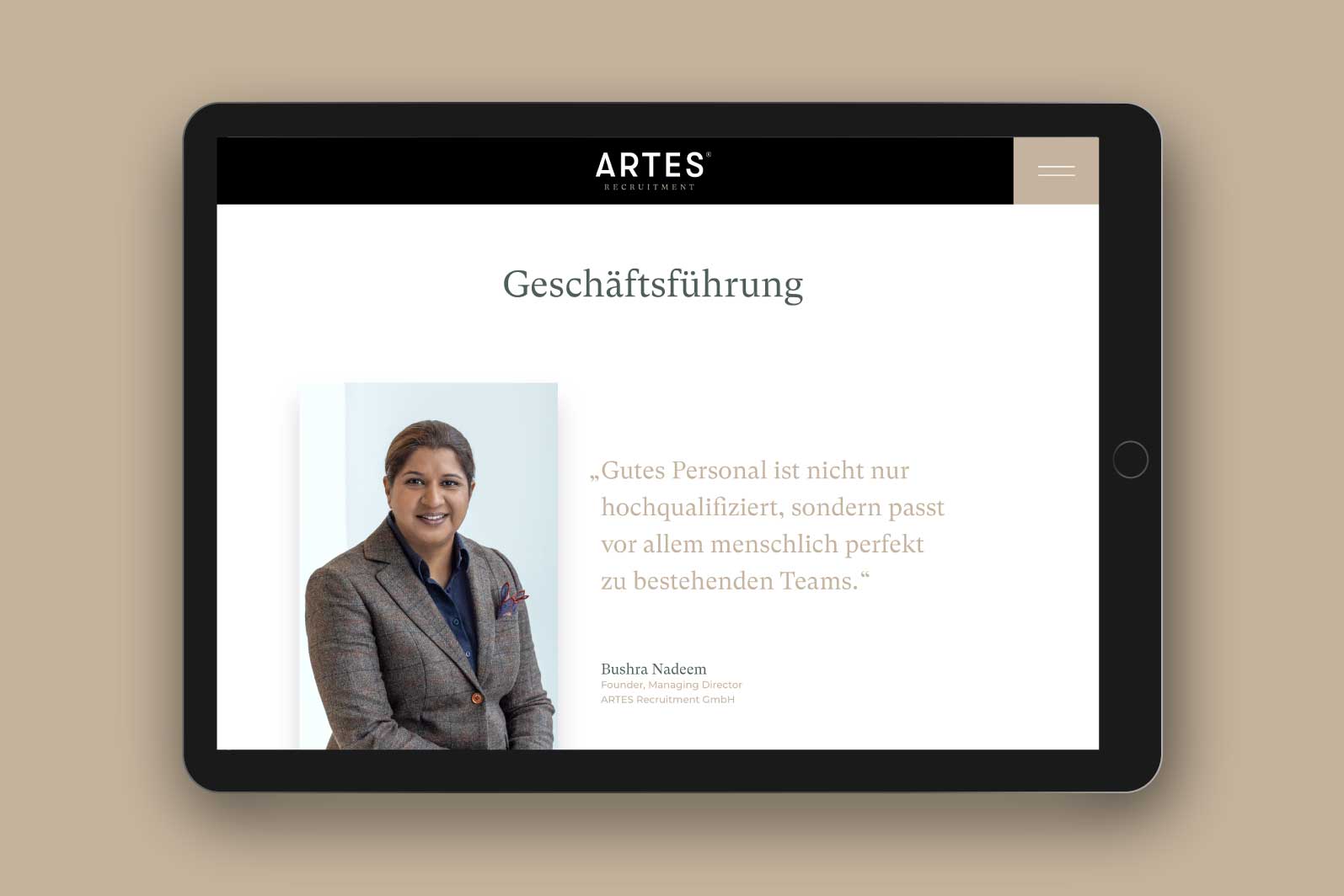 ARTES Recruitment Corporate Design, Corporate Design Agentur, Designagentur Frankfurt, Grafikdesign, Logodesign, Branding, Webdesign