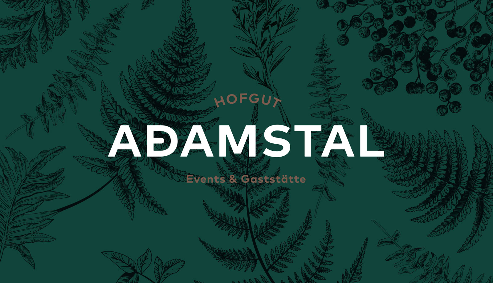 Hofgut Adamstal Logo & Corporate Design, UX/UI, Interface Design, Corporate Design Agentur, Designagentur Frankfurt, Grafikdesign, Logodesign, Branding