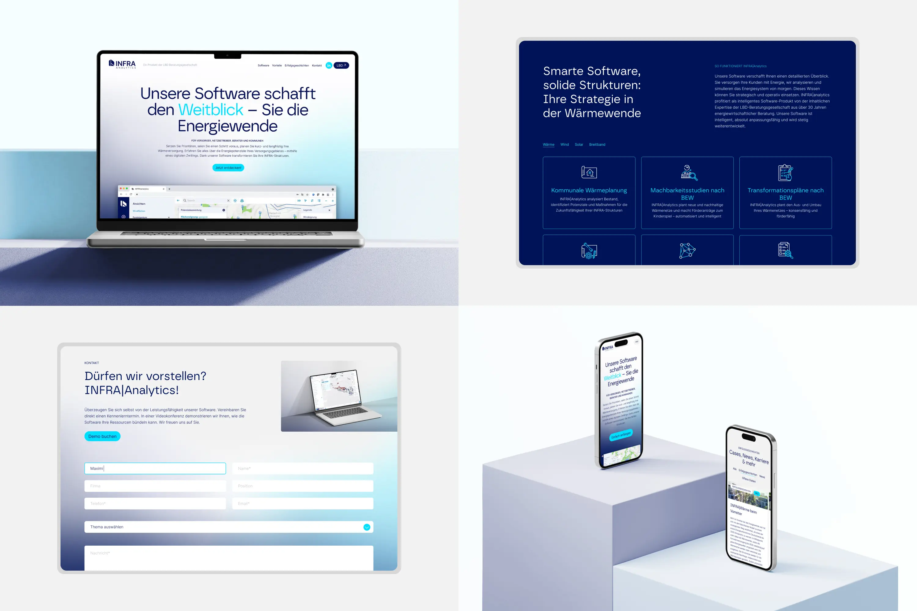 INFRA Analytics, LBD Beratungsgesellschaft, Corporate Design Agentur, Designagentur Frankfurt, Grafikdesign, Branding, Brand Design, Landing Page, Webdesign