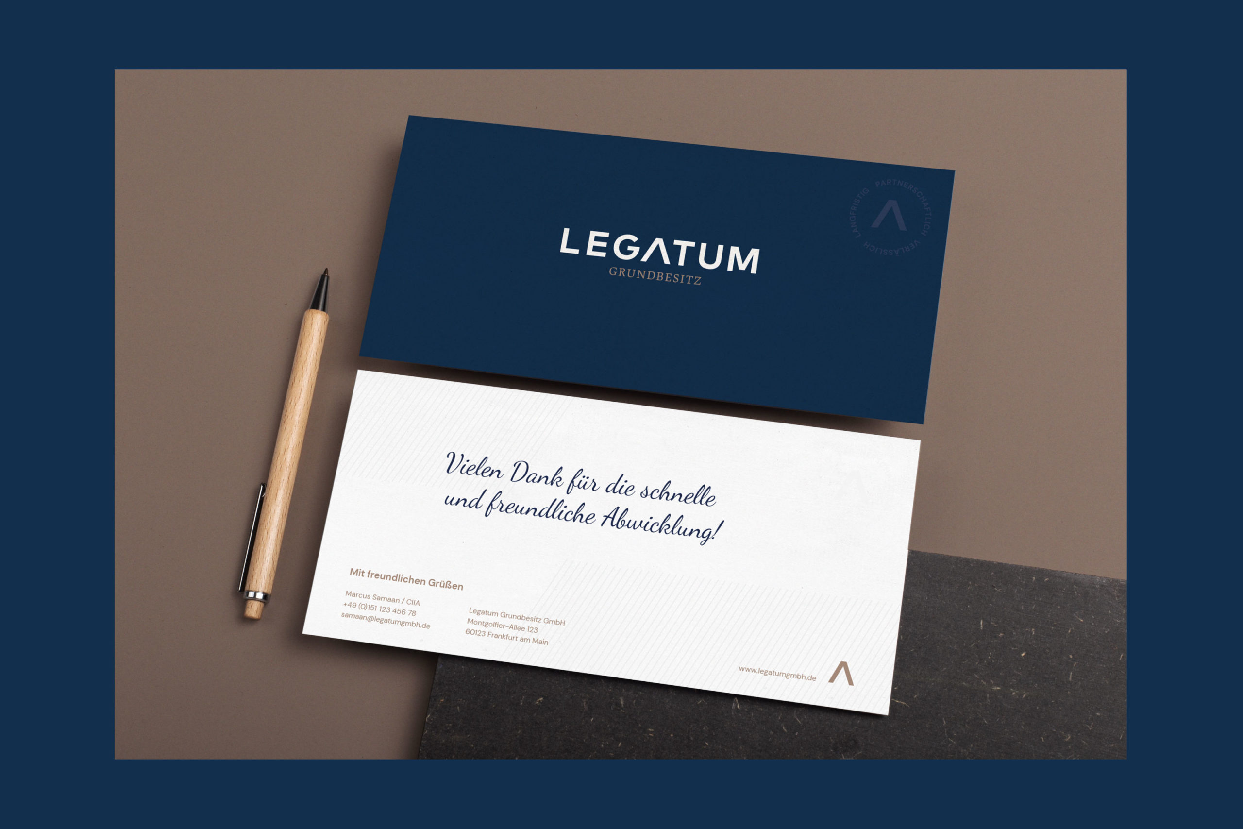 Legatum Logo & Corporate Design, Corporate Design Agentur, Designagentur Frankfurt, Grafikdesign, Logodesign, Branding, Website