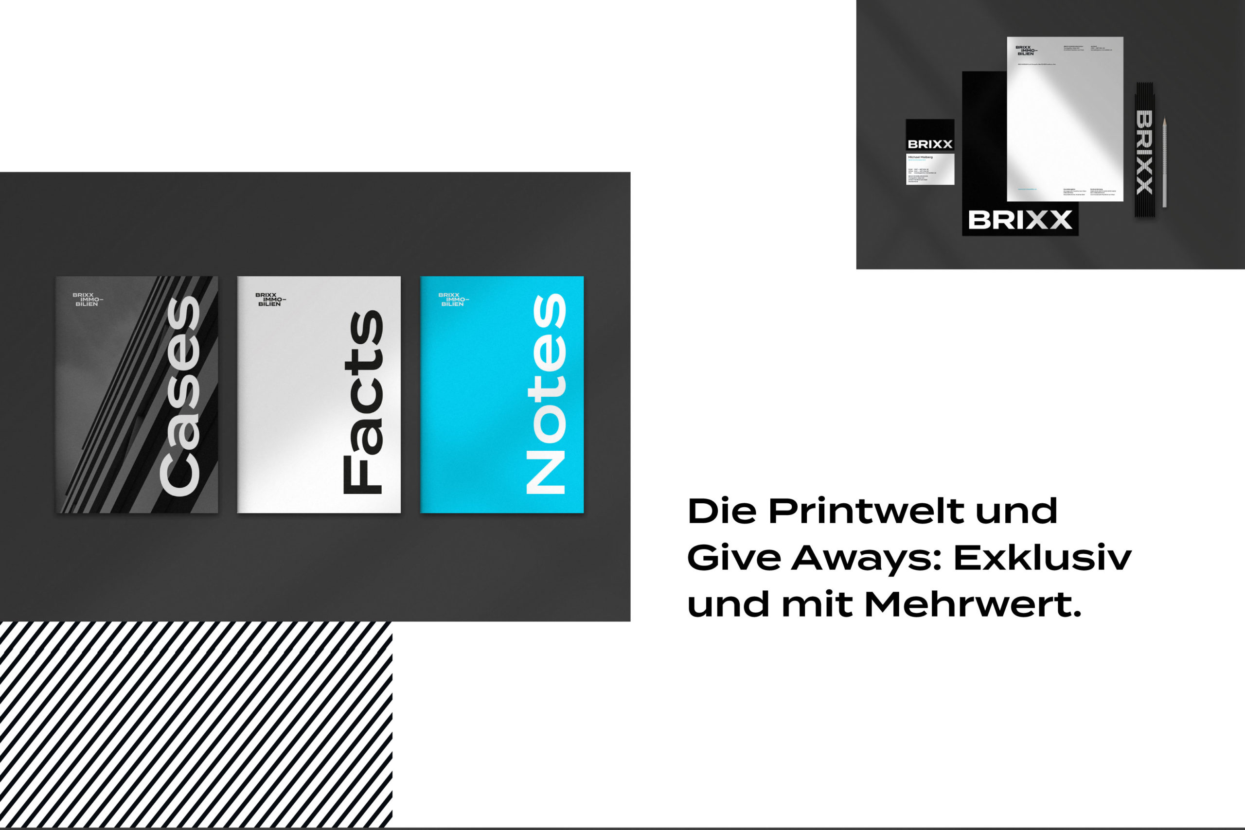 BRIXX CONDO Immobilien Corporate Design, Corporate Design Agentur, Designagentur Frankfurt, Grafikdesign, Logodesign, Branding, Webdesign