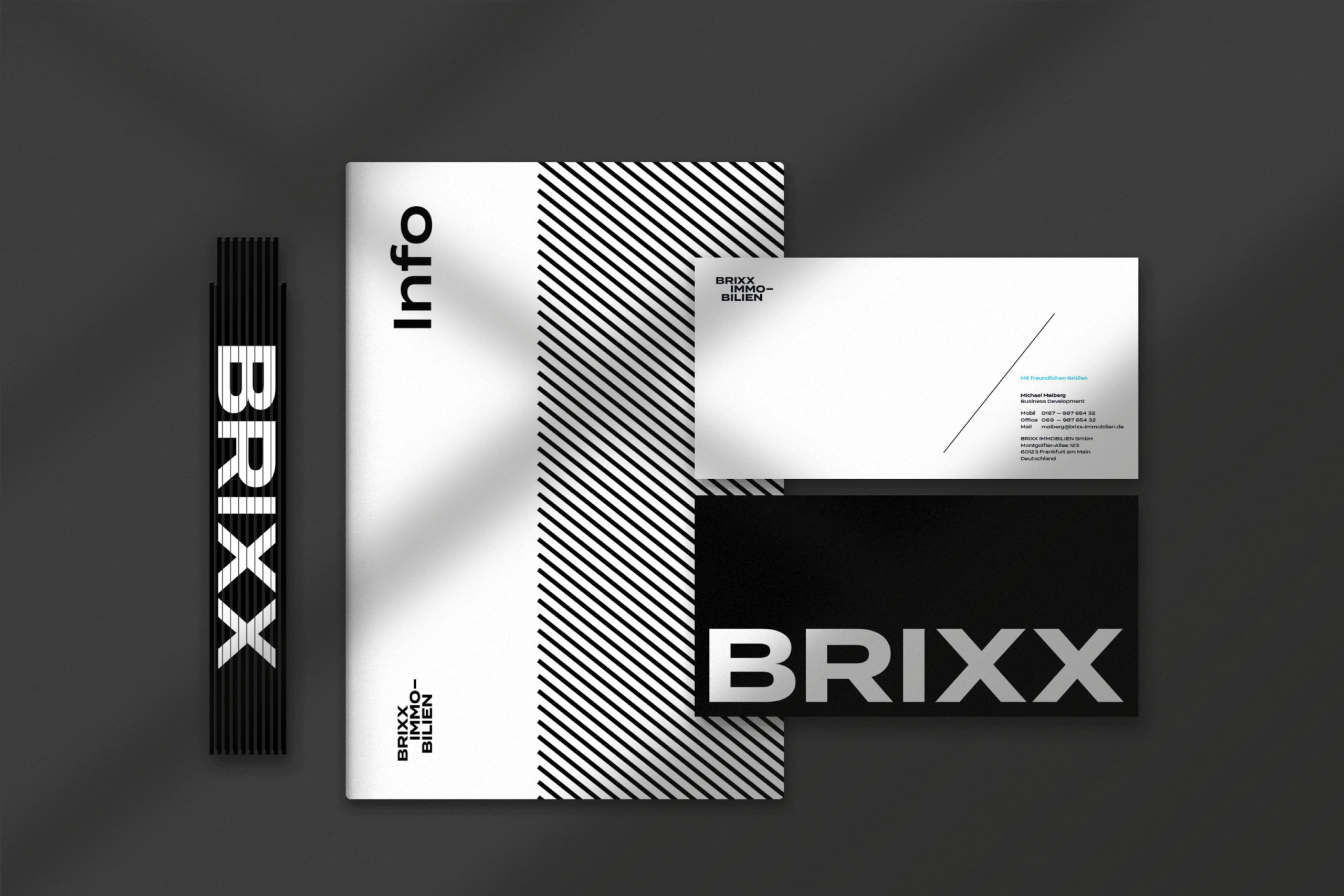 BRIXX CONDO Immobilien Corporate Design, Corporate Design Agentur, Designagentur Frankfurt, Grafikdesign, Logodesign, Branding, Webdesign