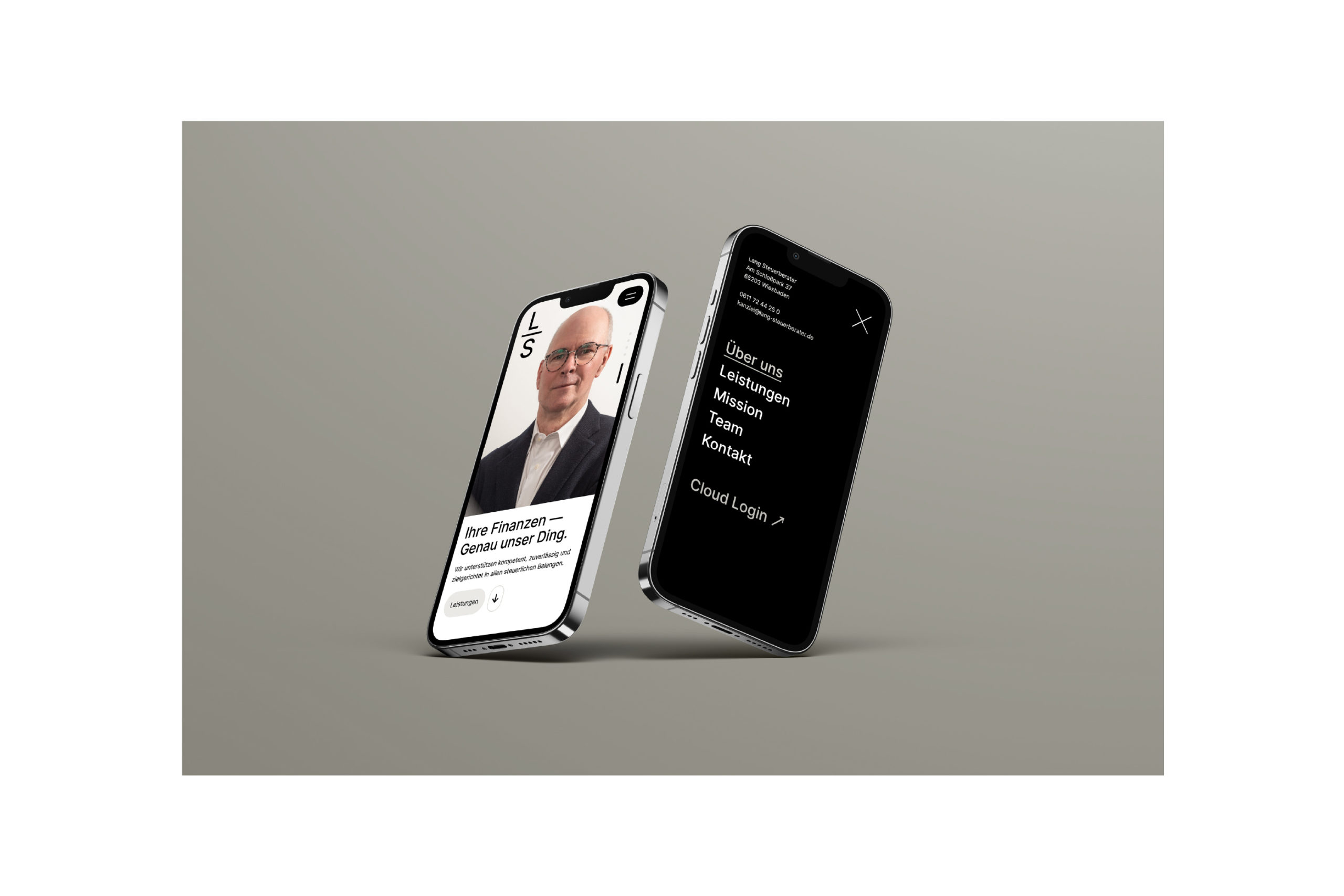 Lang Steuerberater Armin Lang Christian Lang Corporate Design, Corporate Design Agentur, Designagentur Frankfurt, Grafikdesign, Logodesign, Branding, Webdesign