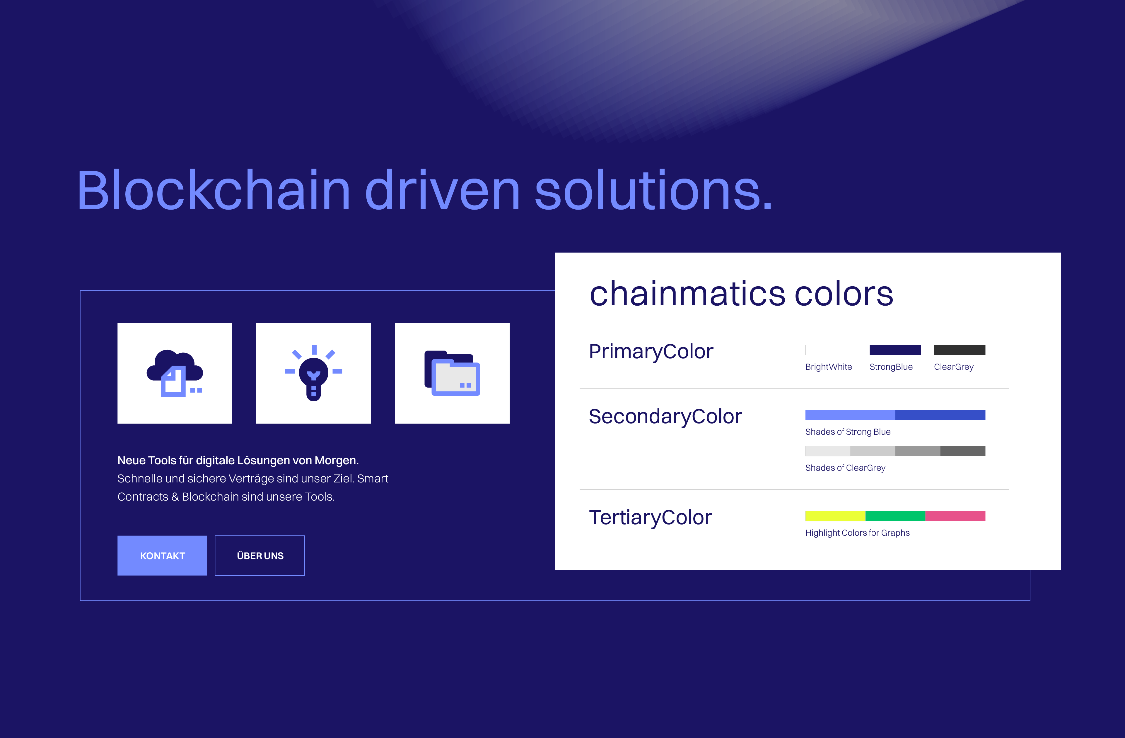 chainmatics Blockchain Software Solutions Corporate Design, Corporate Design Agentur, Designagentur Frankfurt, Grafikdesign, Logodesign, Branding, Webdesign