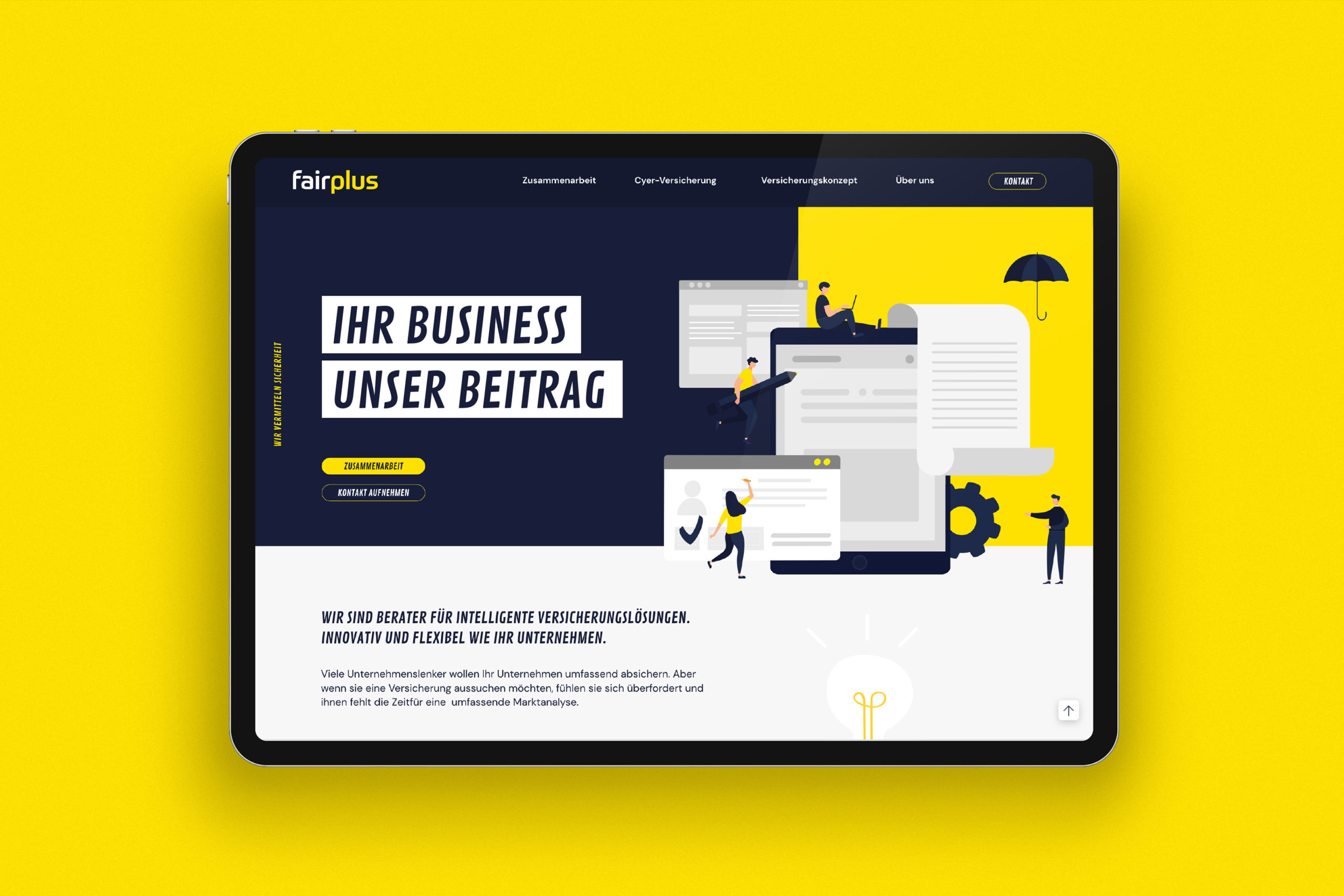 fairplus Logo & Corporate Design, UX/UI, Interface Design, Corporate Design Agentur, Designagentur Frankfurt, Grafikdesign, Logodesign, Branding