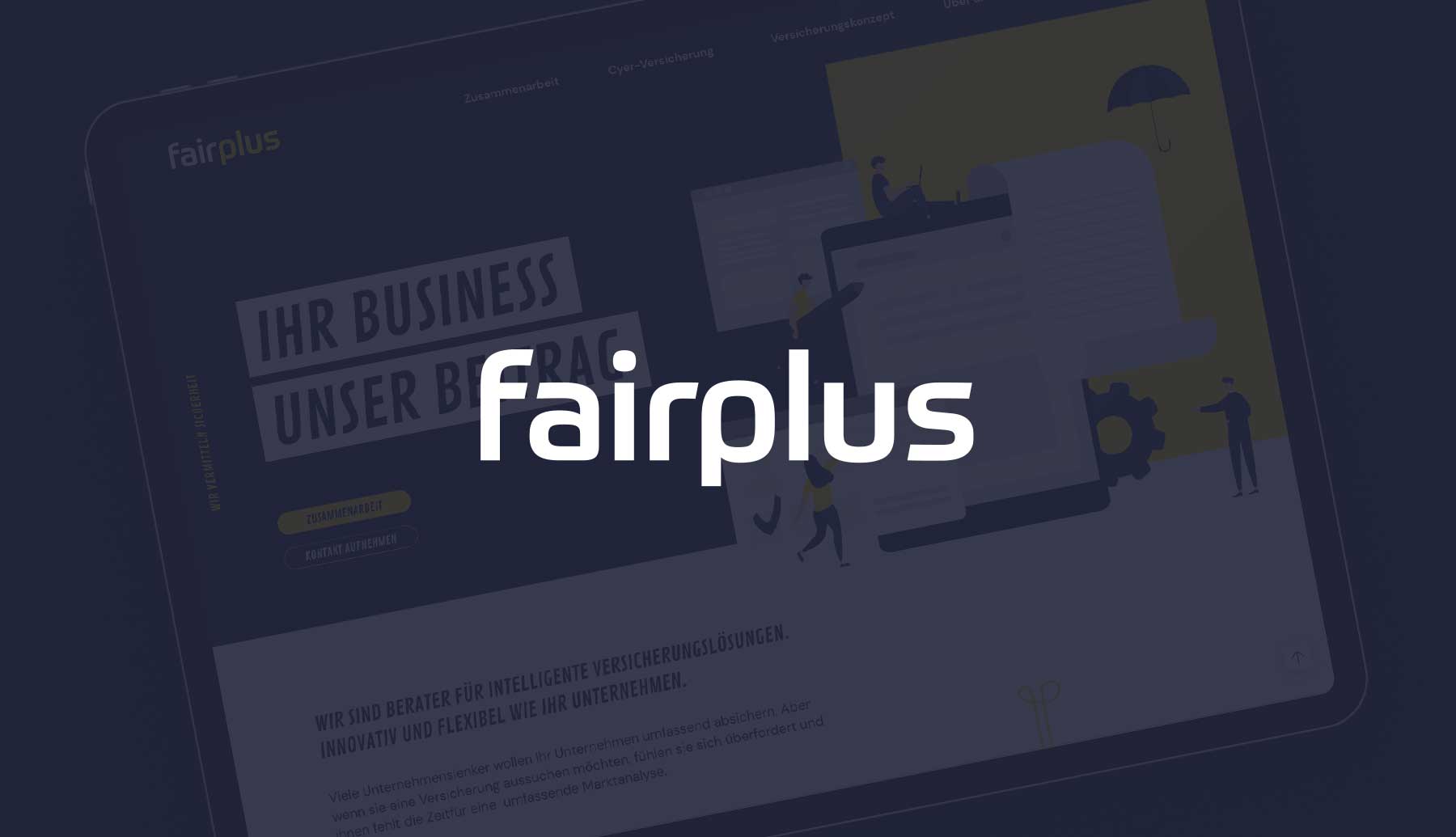 fairplus Logo & Corporate Design, UX/UI, Interface Design, Corporate Design Agentur, Designagentur Frankfurt, Grafikdesign, Logodesign, Branding