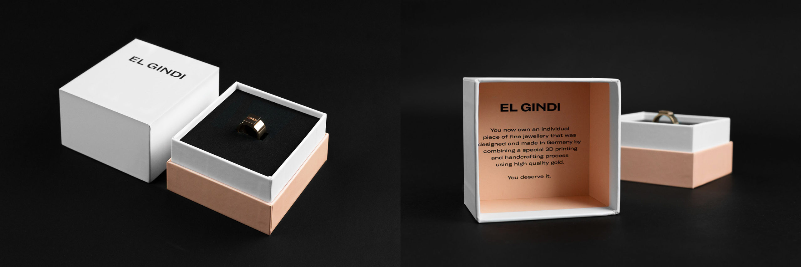 EL GINDI Logo, Corporate Design, Packaging, Brand Design, Branding, Grafikdesign