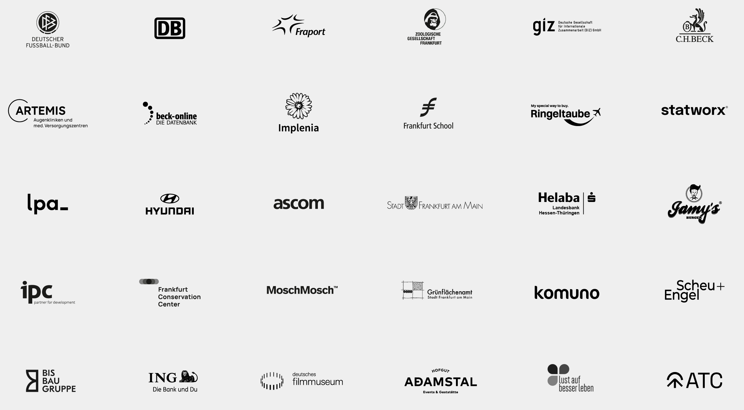 new office Design Agentur Frankfurt Kundinnen und Kunden