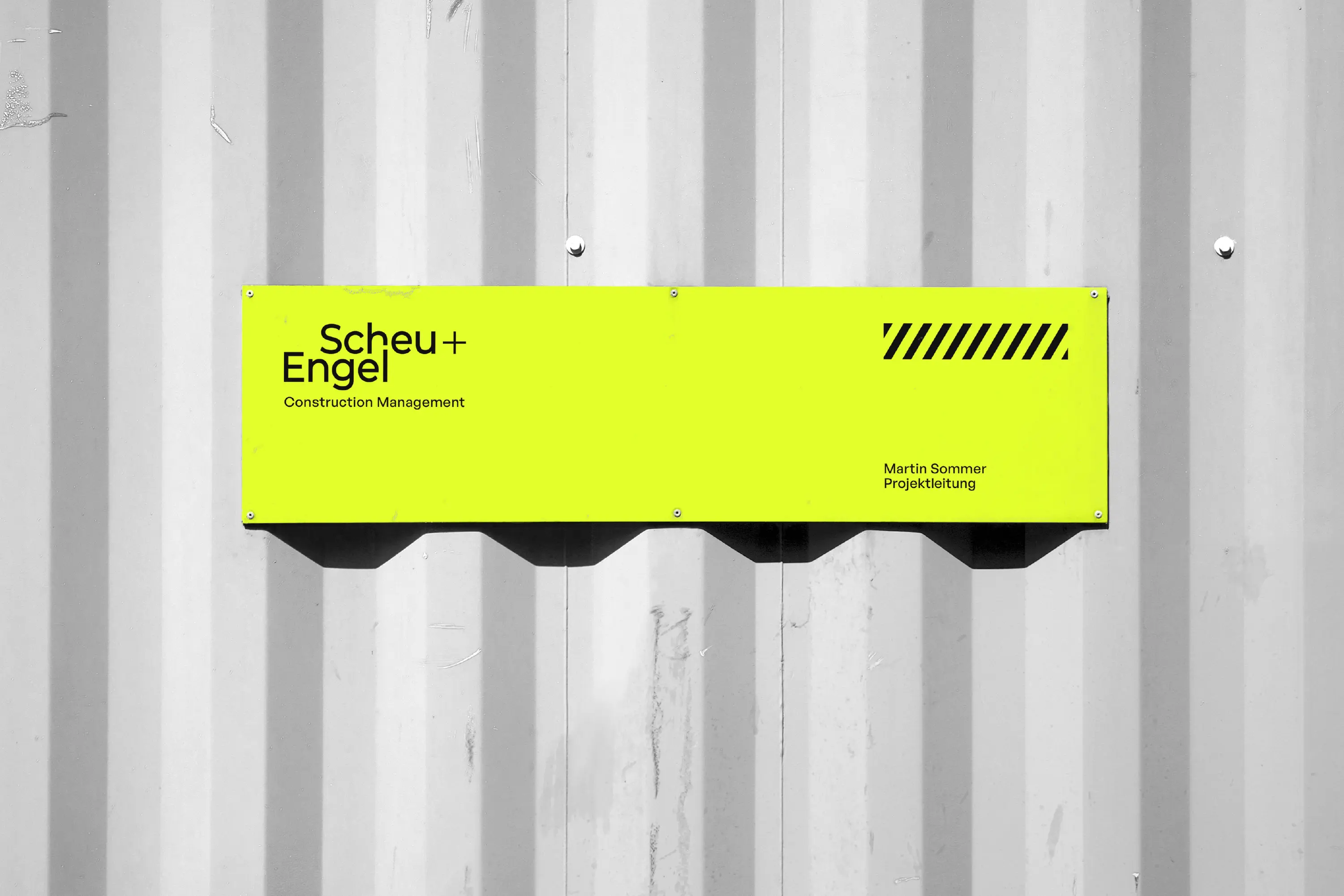 Scheu+Engel, Scheu und Engel, Construction Management, Corporate Design Agentur, Designagentur Frankfurt, Grafikdesign, Branding, Brand Design