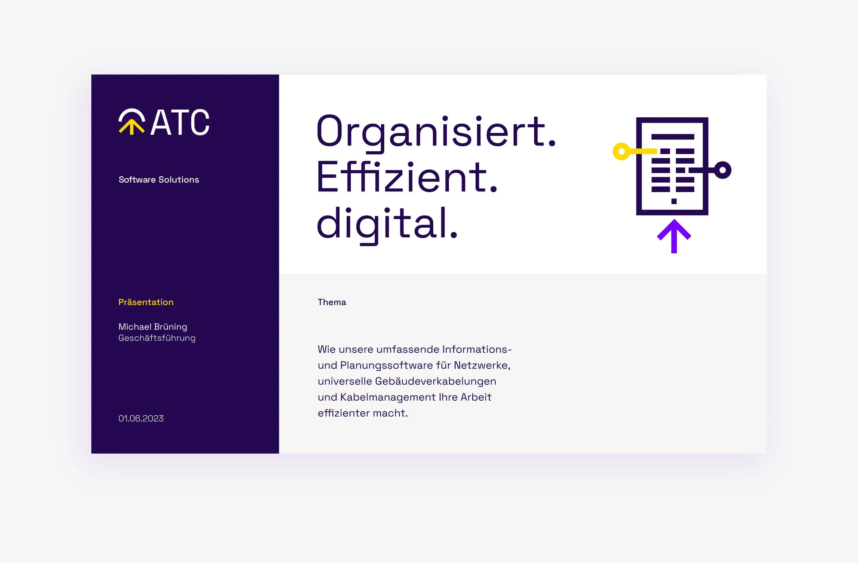 ATC Software Solutions, AT+C, Corporate Design Agentur, Designagentur Frankfurt, Grafikdesign, Branding, Brand Design